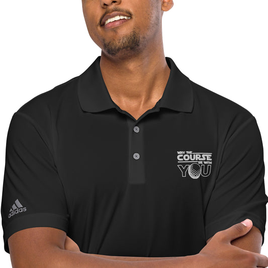 Adidas 'May The Course Be With You' Performance Polo Shirt