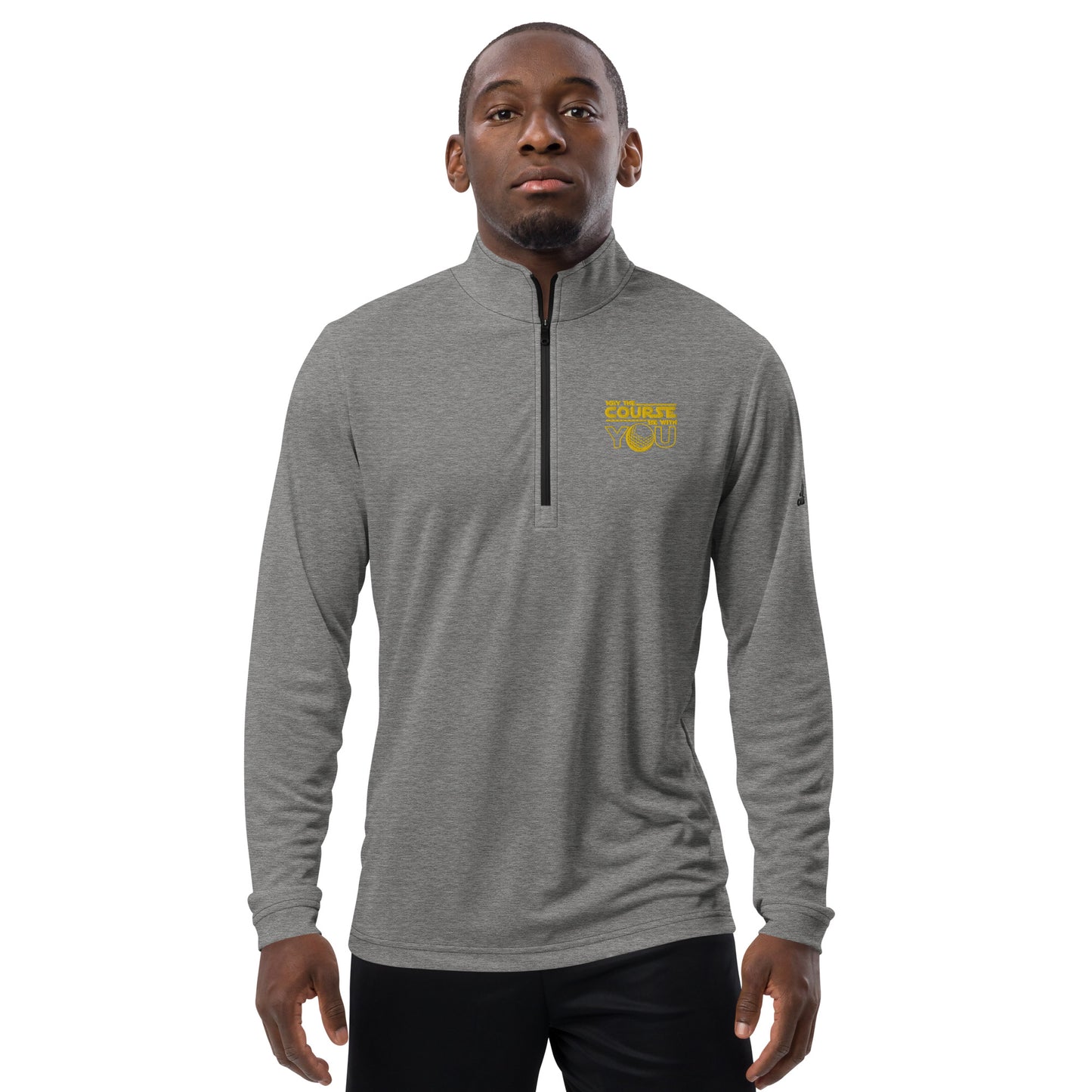 Adidas 'May The Course Be With You' 1/4 Zip Golf Pullover