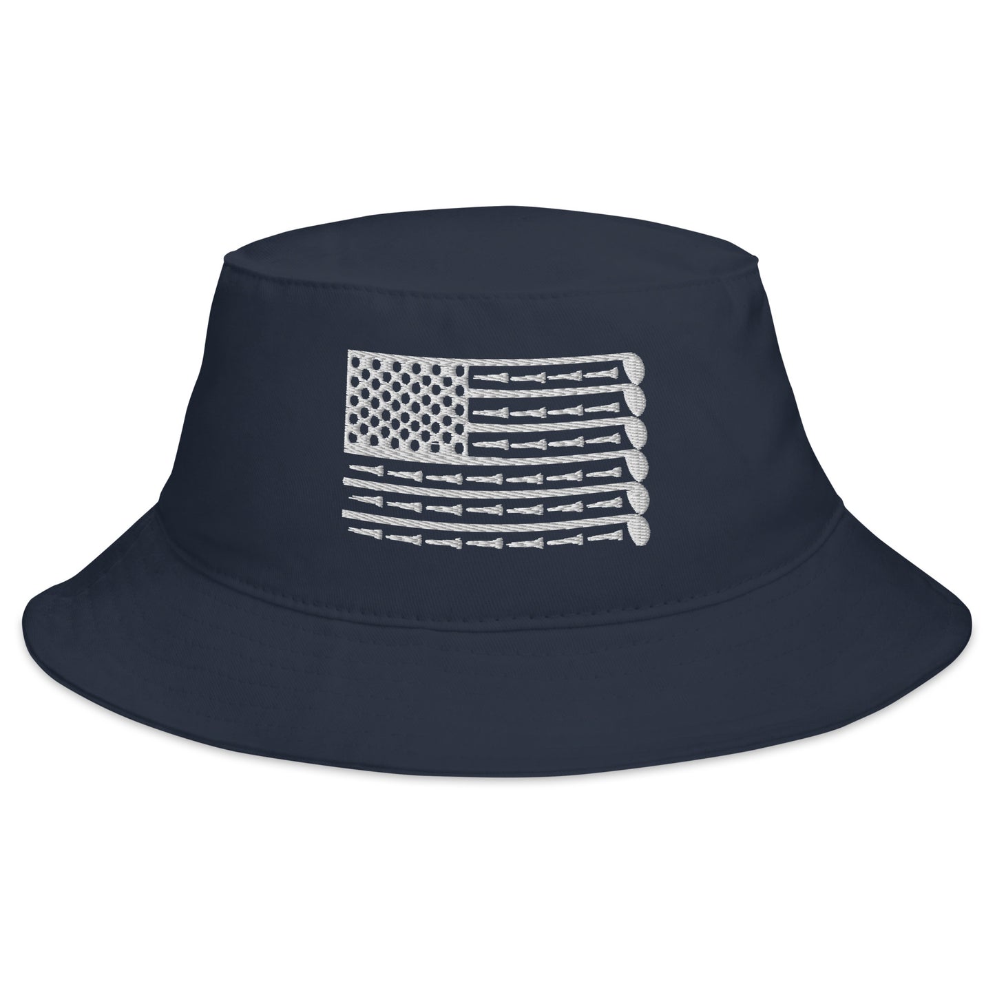 American Flag Golf Bucket Hat