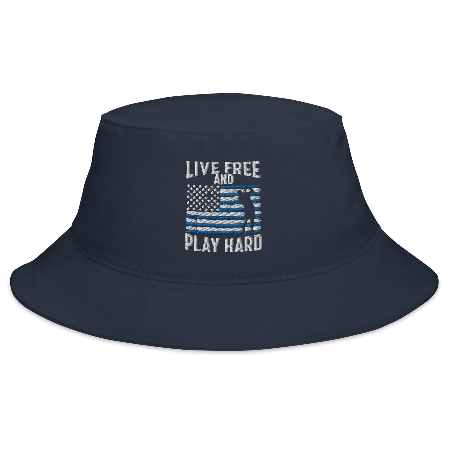 Live Free and Play Hard Bucket Hat (Police Appreciation)