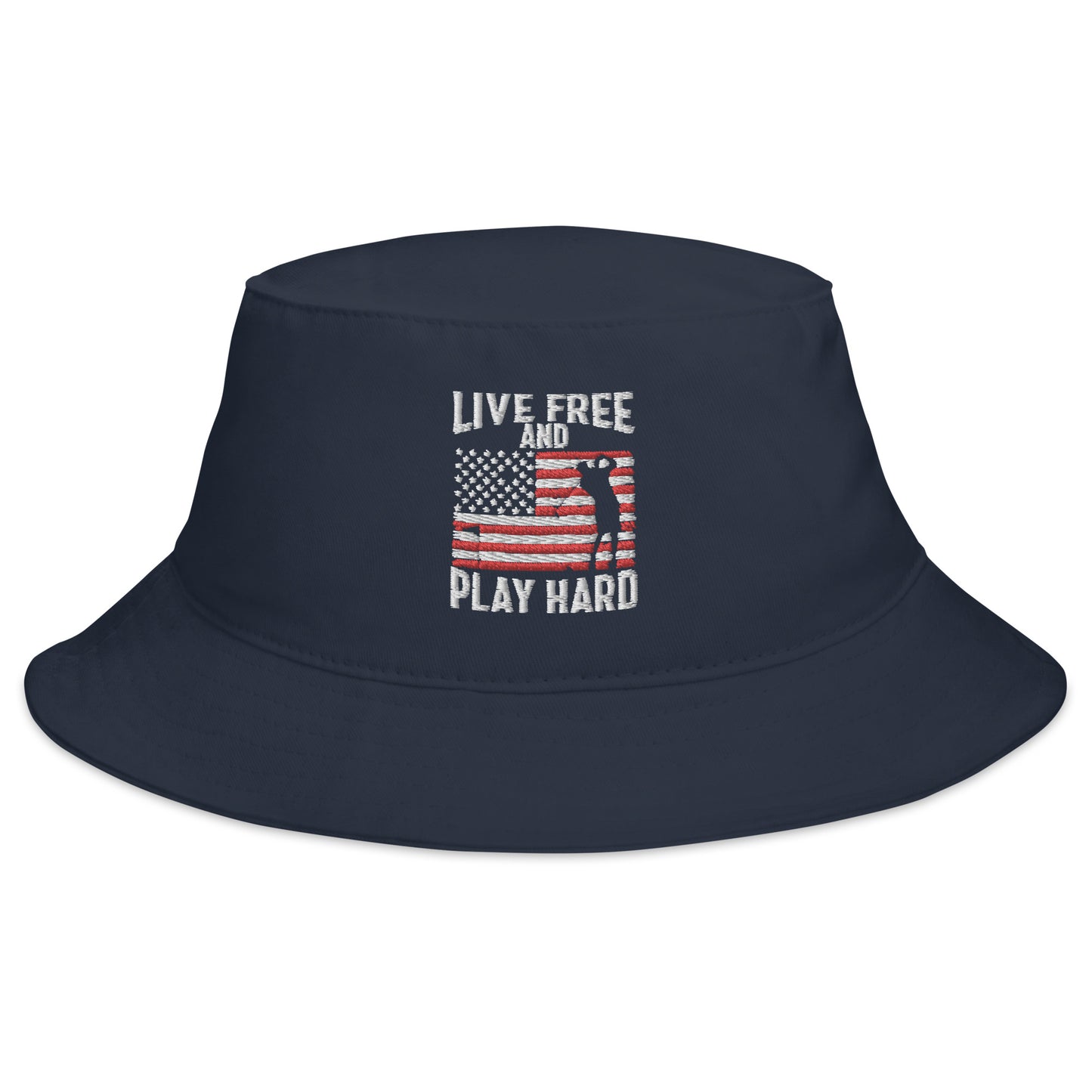 Live Free and Play Hard Bucket Hat