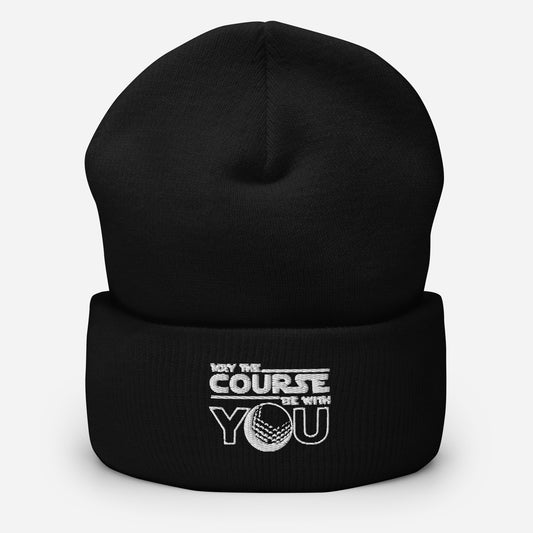 May The Course Be With You Beanie (Black, Red, Dark Grey, Navy, Green)
