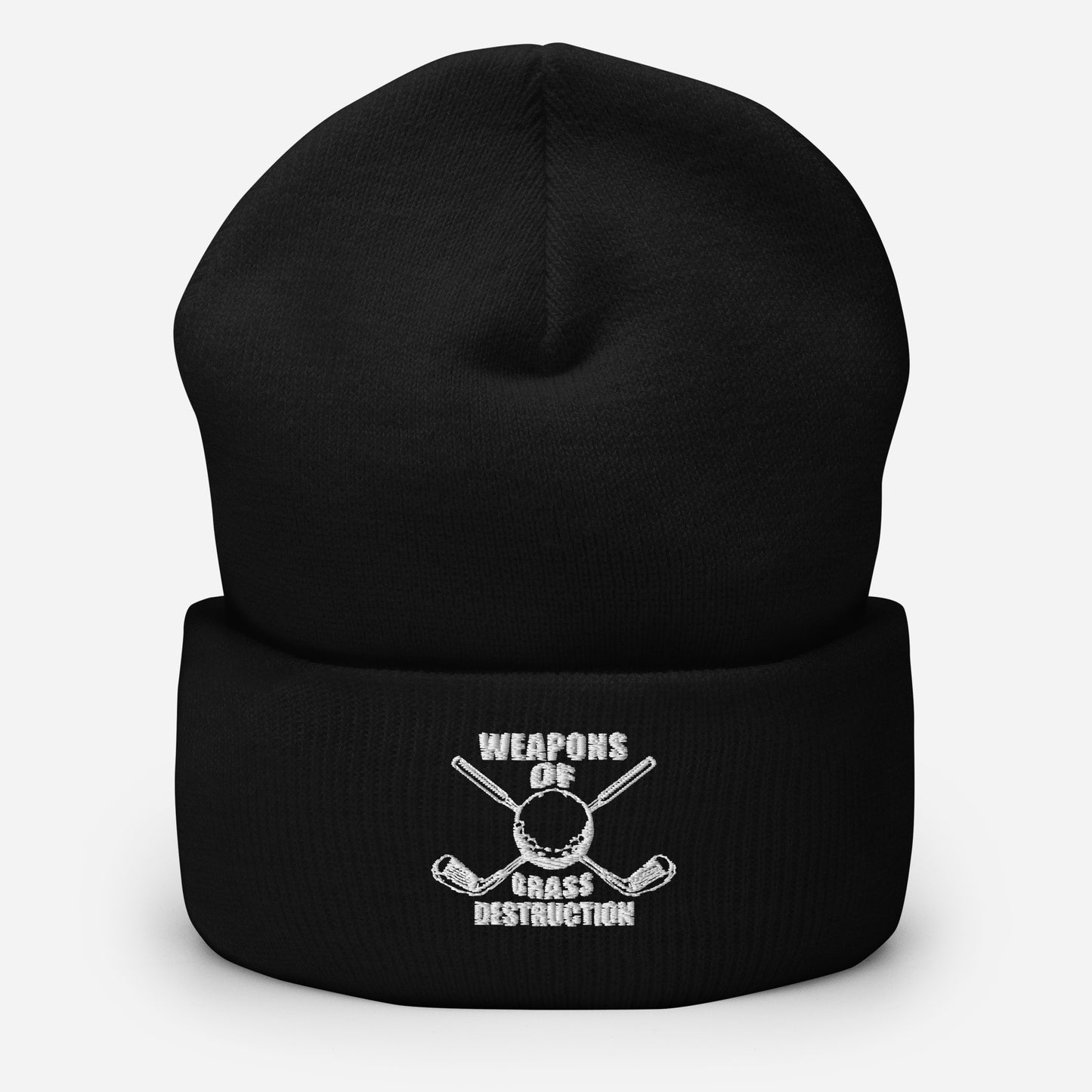 Weapons of Grass Destruction Beanie (White Lettering)