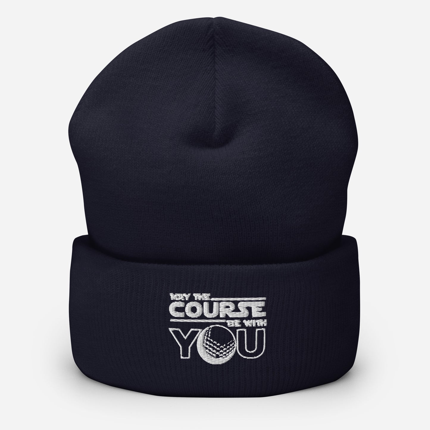 May The Course Be With You Beanie (Black, Red, Dark Grey, Navy, Green)