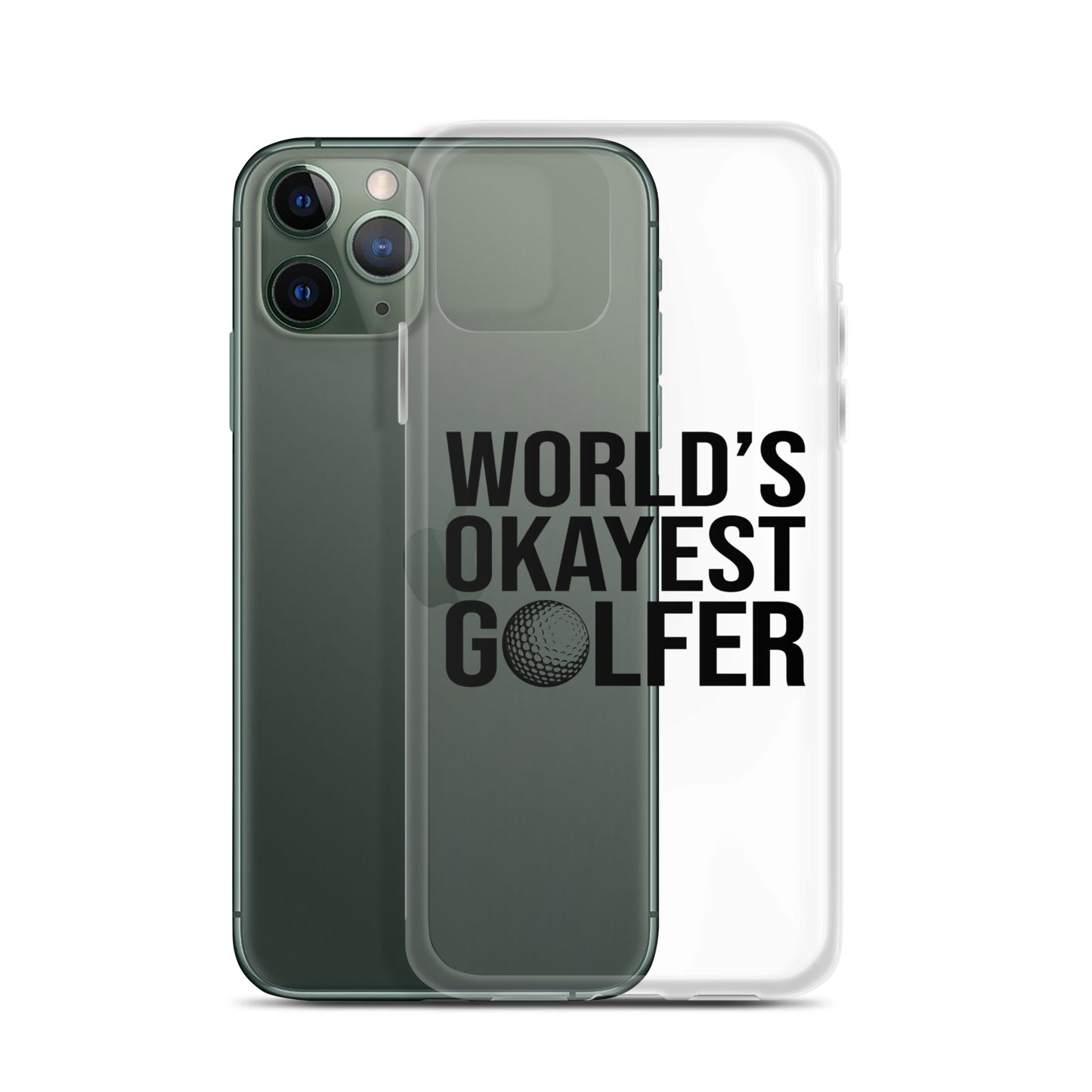 World's Okayest Golfer iPhone Case