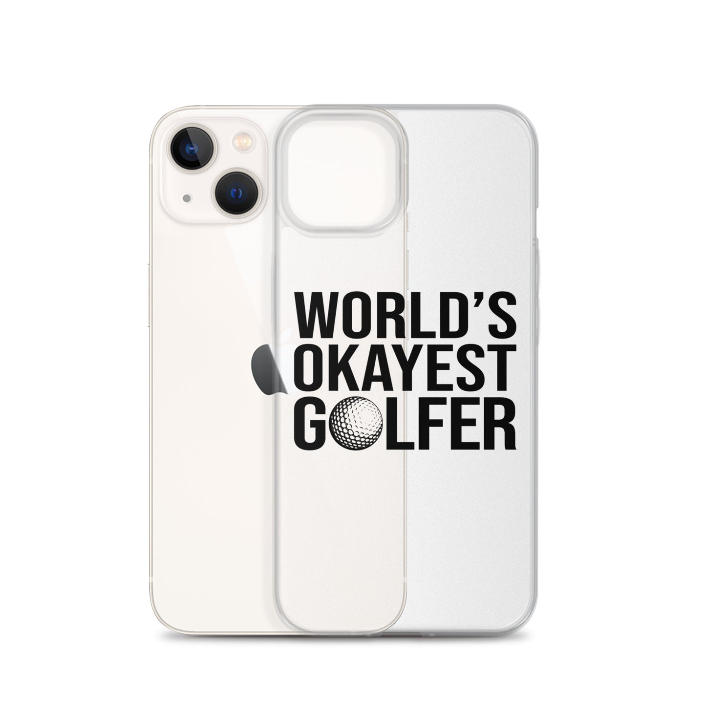 World's Okayest Golfer iPhone Case