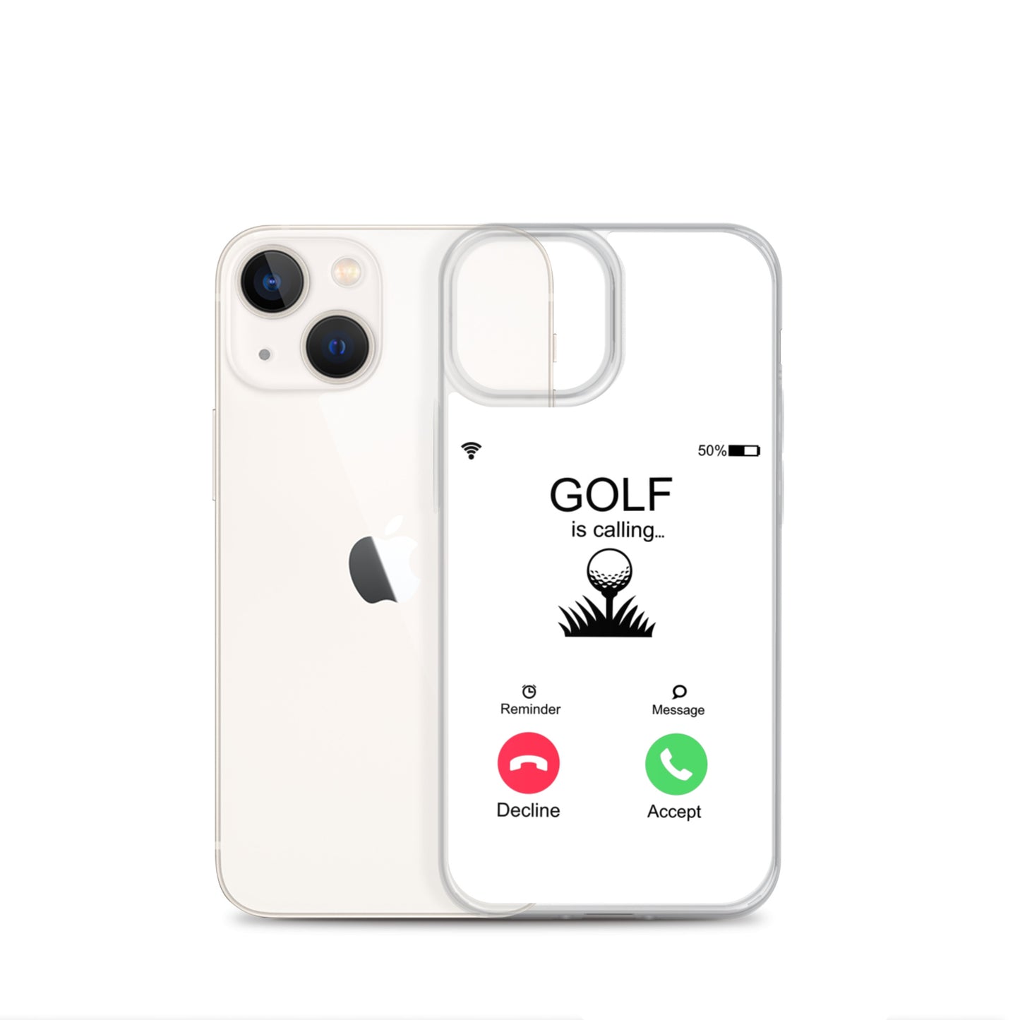 Golf Incoming Call iPhone Case