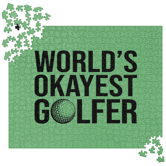 World's Okayest Golfer Jigsaw Puzzle