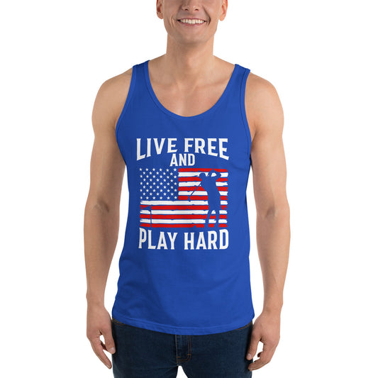 Live Free and Play Hard Tank Top