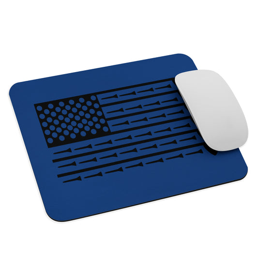 American Flag Golf Mouse Pad