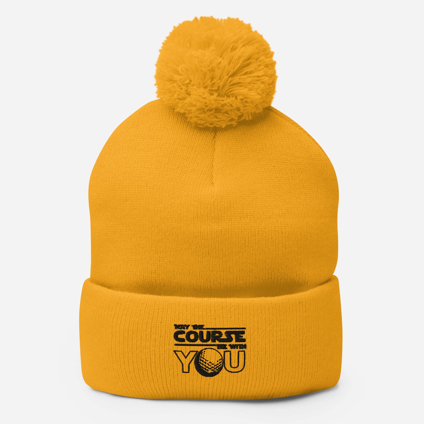 May The Course Be With You Beanie (Pom-Pom)