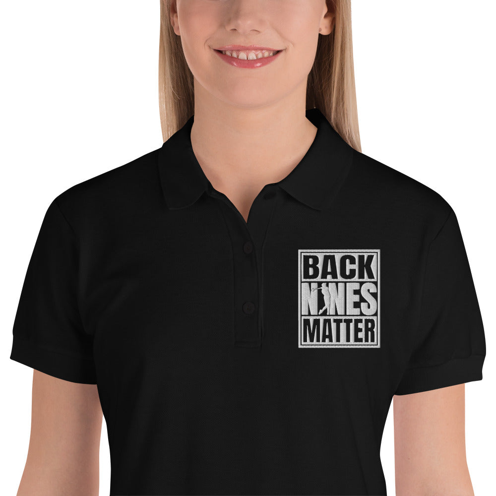 Back Nines Matter Women's Polo Shirt