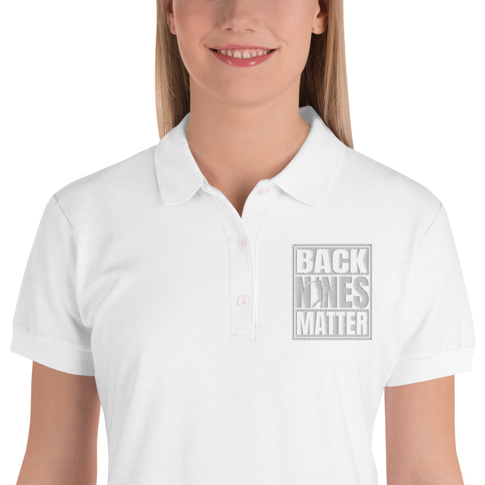 Back Nines Matter Women's Polo Shirt