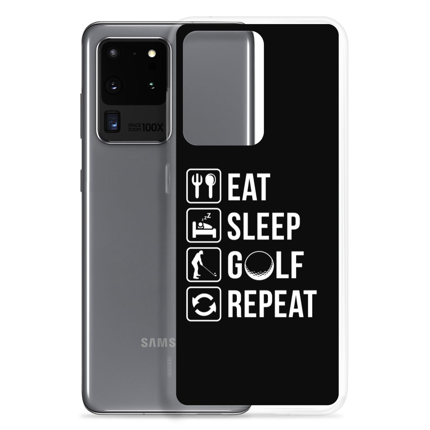 Eat, Sleep, Golf, Repeat Samsung Case
