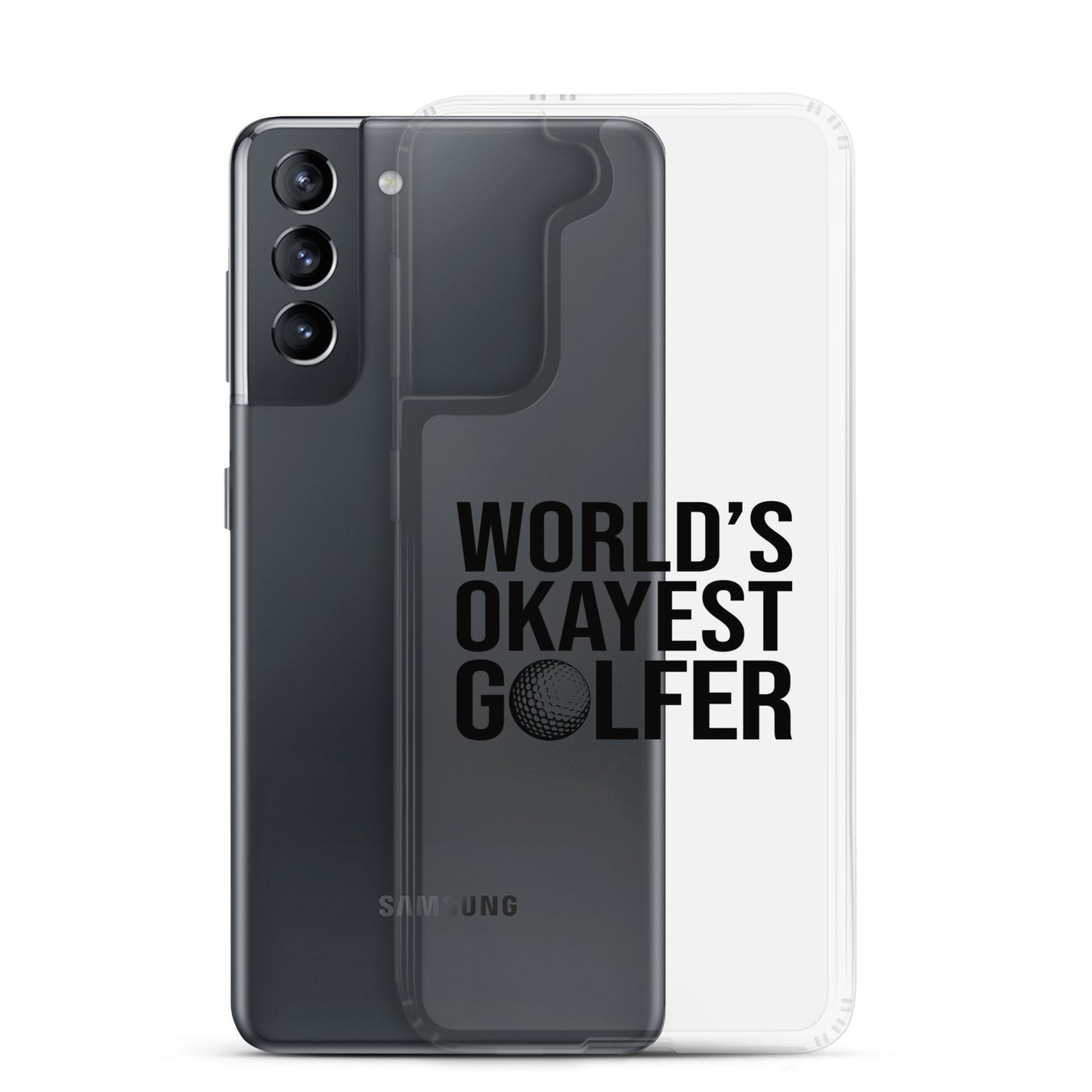 World's Okayest Golfer Samsung Case