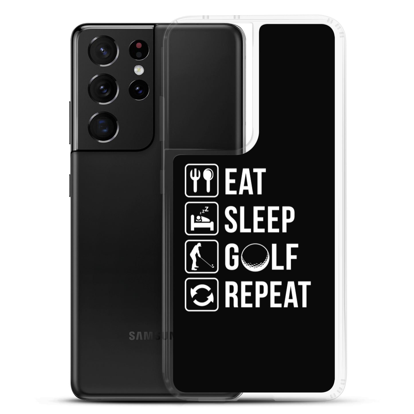 Eat, Sleep, Golf, Repeat Samsung Case