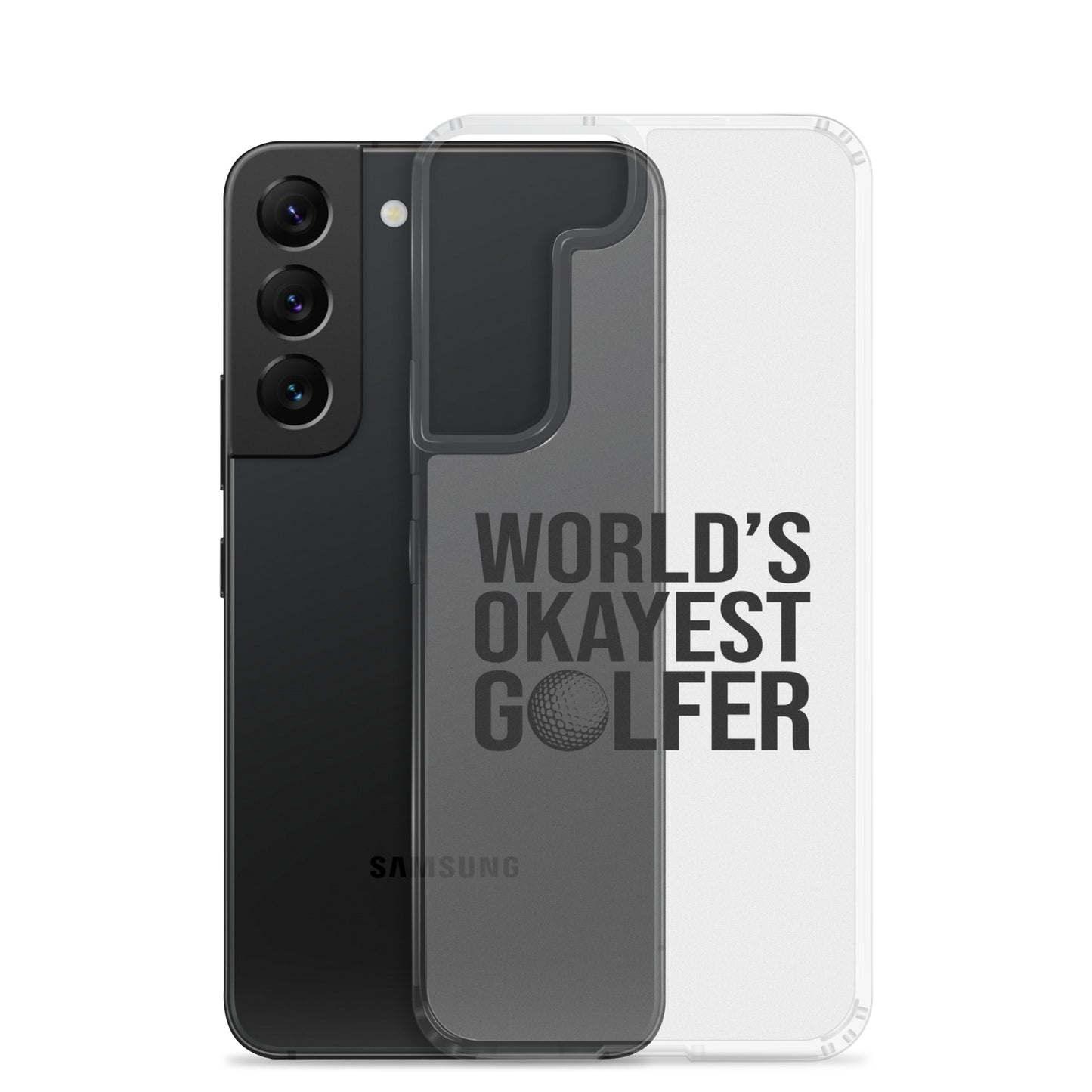 World's Okayest Golfer Samsung Case