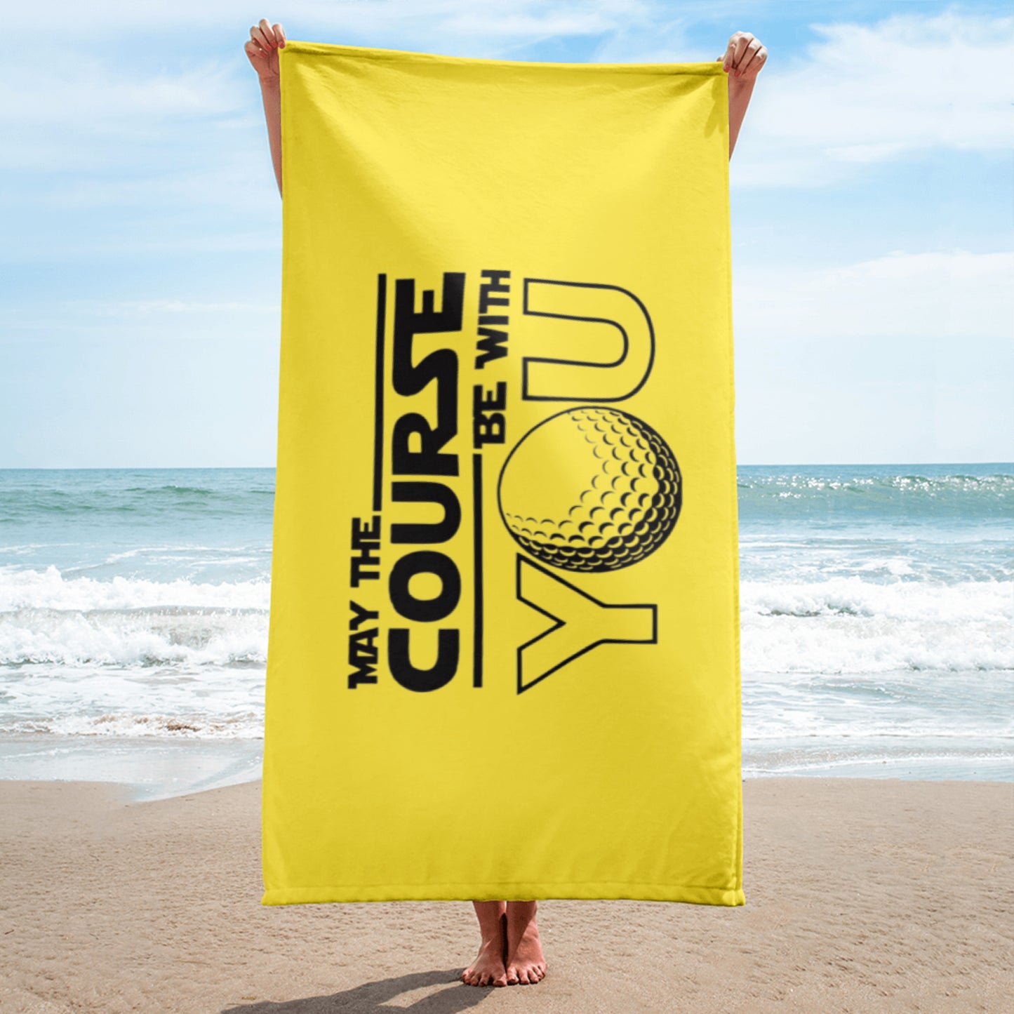 May The Course Be With You Towel