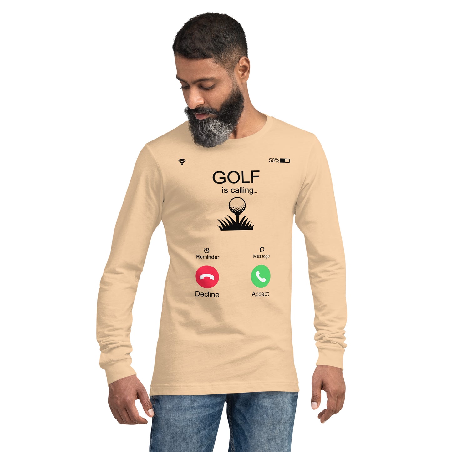Golf Incoming Call Long Sleeve Shirt