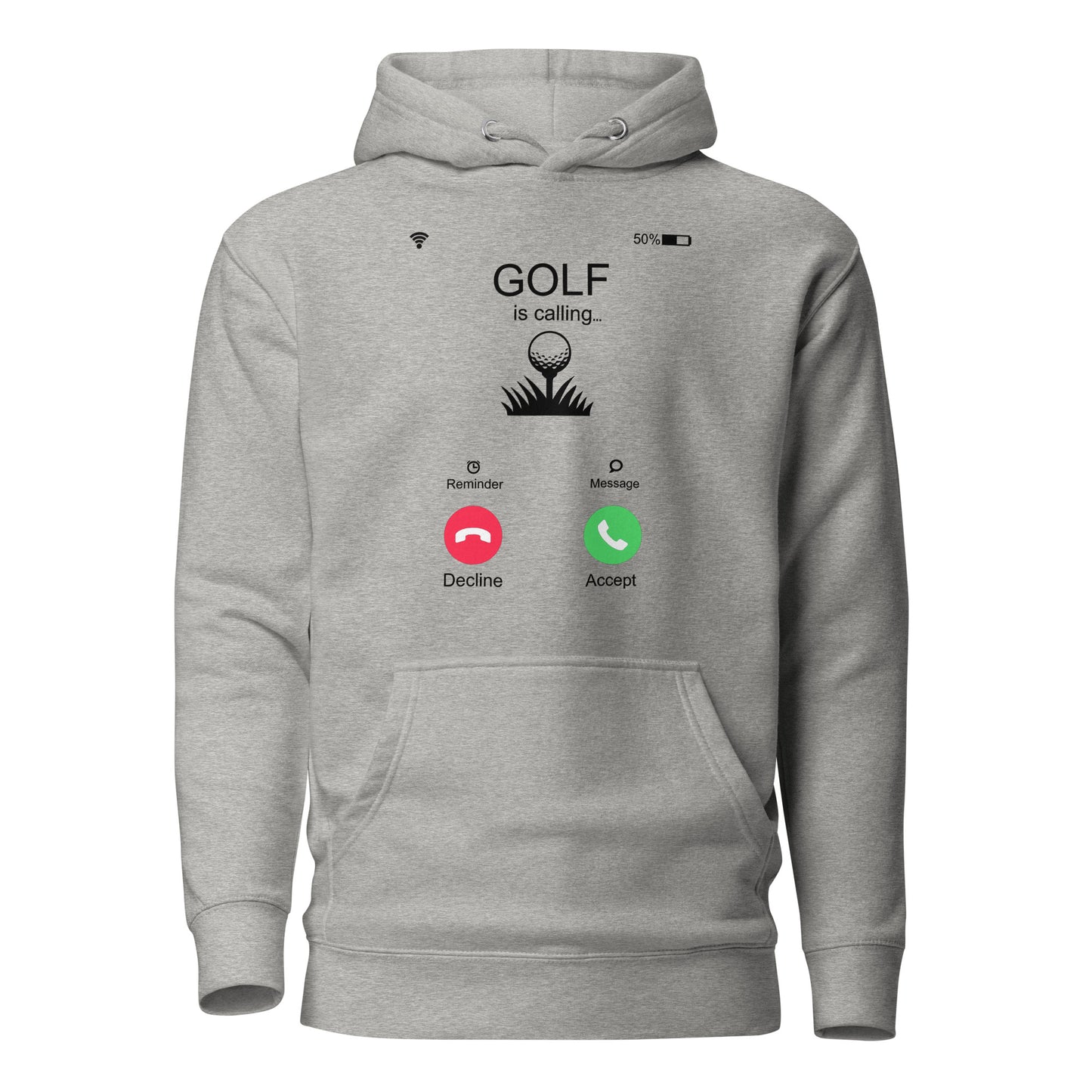 Golf Incoming Call Premium Hoodie
