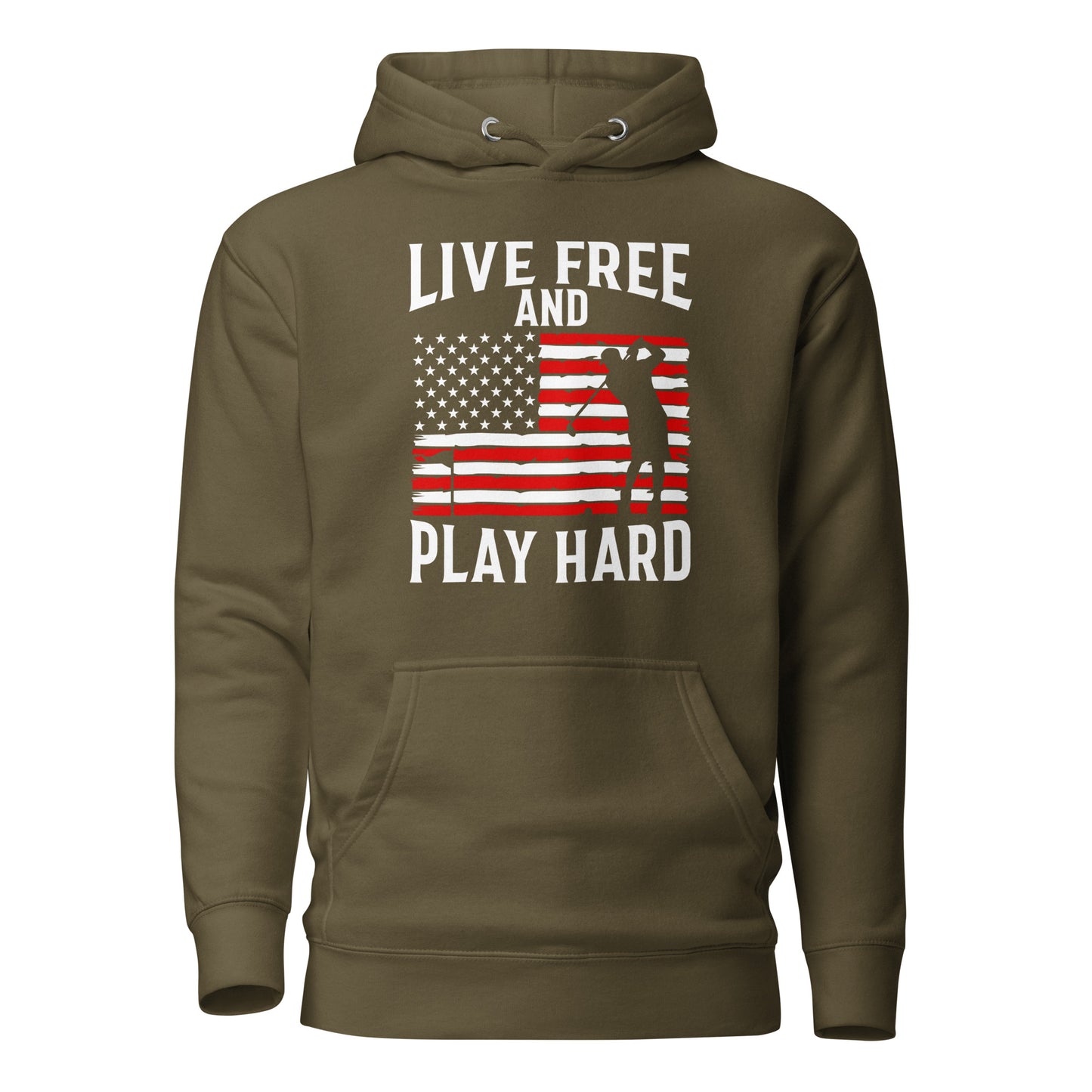 Live Free and Play Hard Premium Hoodie