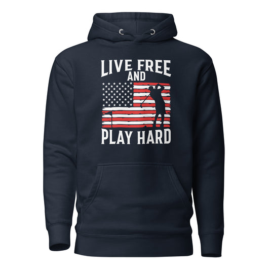 Live Free and Play Hard Premium Hoodie